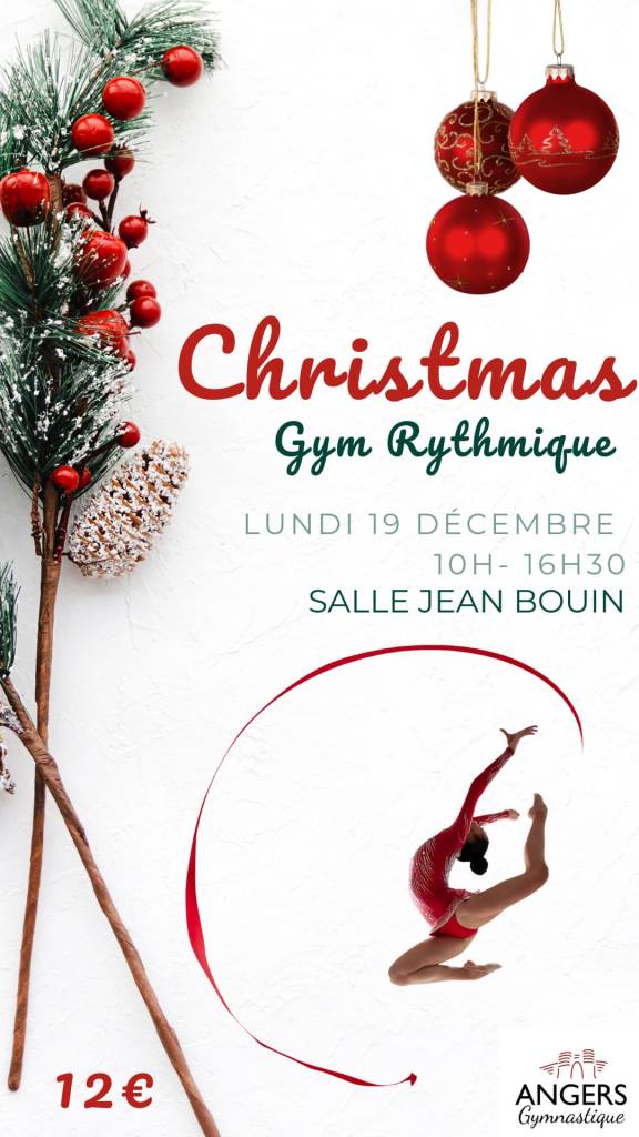 🔴 CHRISTMAS GYM 🎅 🎄 ✨️
La section GR vous propose un STAGE LOISIRS RÉSERVÉ AUX ADHÉRENTS DU CLUB (à partir de 5 ans) le LUNDI 19 DÉCEMBRE de 10H à 16h30 à la salle Jean Bouin.
Tarif 12€ prévoir son pique-nique
⚠️ Inscription OBLIGATOIRE (40 places disponibles) coupon ci-dessous à remettre avant le 17 décembre à Leslie l'entraîneur GR. ✨️ 🎅 🎄