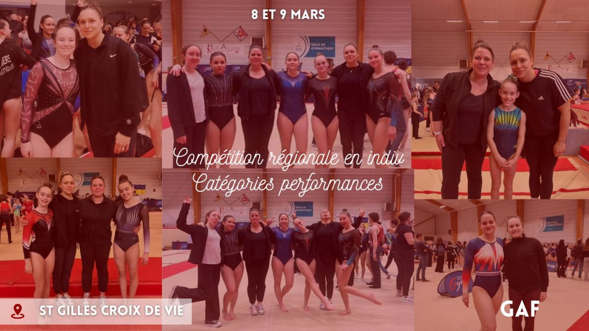 Compétition régionale GAF – catégories&nbsp;performances