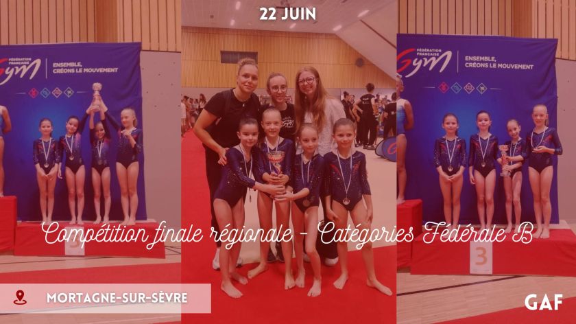 Compétition finale régionale – Fédérales&nbsp;B