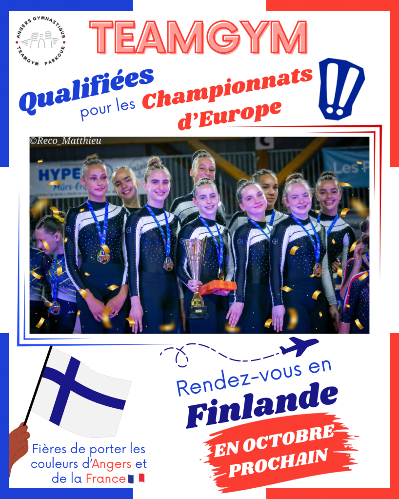 🏆🇫🇷 CHAMPIONNES DE FRANCE ET QUALIFIÉES POUR LES CHAMPIONNATS D’EUROPE !&nbsp;🇫🇮✈️